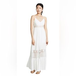 White long dress with pretty detail